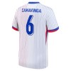 Maglia ufficiale Francia Camavinga 6 Trasferta Euro 2024 per Uomo